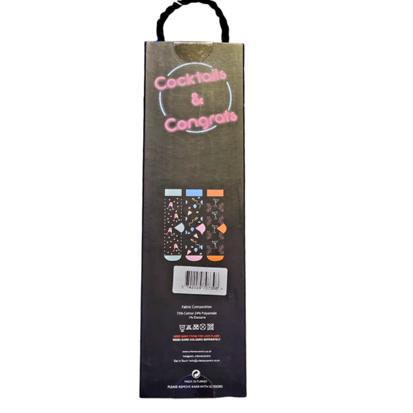 Chaussettes Cocktails 3 paires  41-46