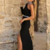 Robe Longue Lilia Noir