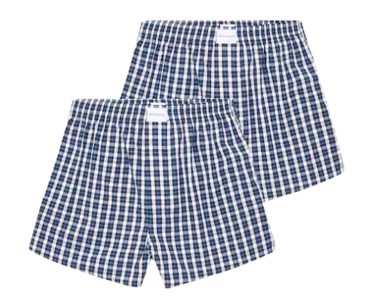 Boxer lot de 2 (Light blue-navy) Tom Tailor